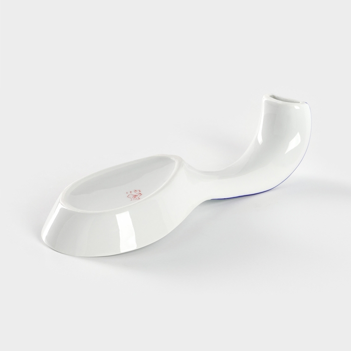 Подставка под ложку фарфоровая «Гуси», 20 см, МИКС Подставка под ложку фарфоровая «Гуси», 20 см, МИКС