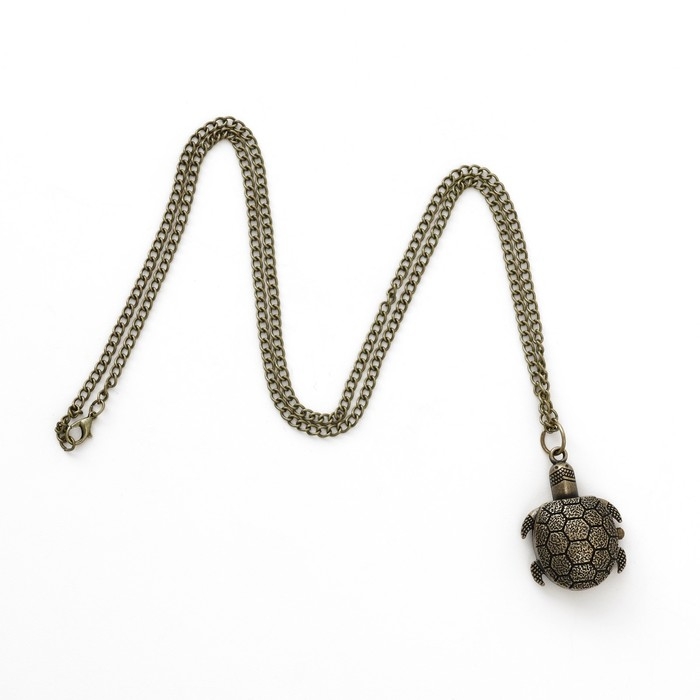 Часы карманные Часы карманные "Черепаха", кварцевые, d циферблата-1.3 см