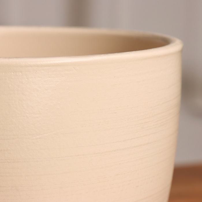 Горшок цветочный Горшок цветочный "Прато" серый серебро 1,4 л