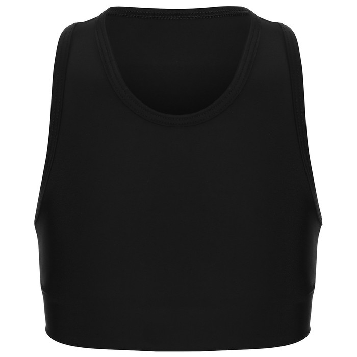 Топ-борцовка для гимнастики и танцев Grace Dance, р. 42, цвет чёрный Топ-борцовка для гимнастики и танцев Grace Dance, р. 42, цвет чёрный