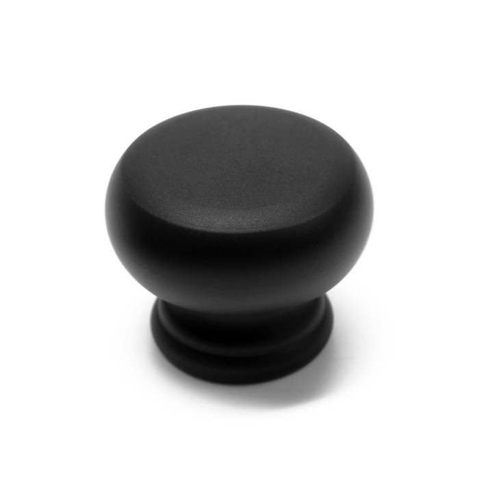 Ручка-кнопка CAPPIO, d=38 мм, вес 60 г, цвет чёрный Ручка-кнопка CAPPIO, d=38 мм, вес 60 г, цвет чёрный