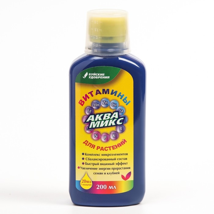 Удобрение  Удобрение "Аквамикс", водный раствор, 0,2 л