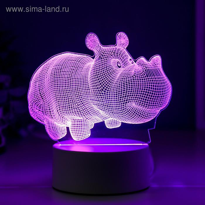 Светильник "Бегемот" LED RGB от сети RISALUX