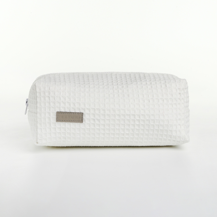 Косметичка на молнии TEXTURA, цвет белый Косметичка на молнии TEXTURA, цвет белый