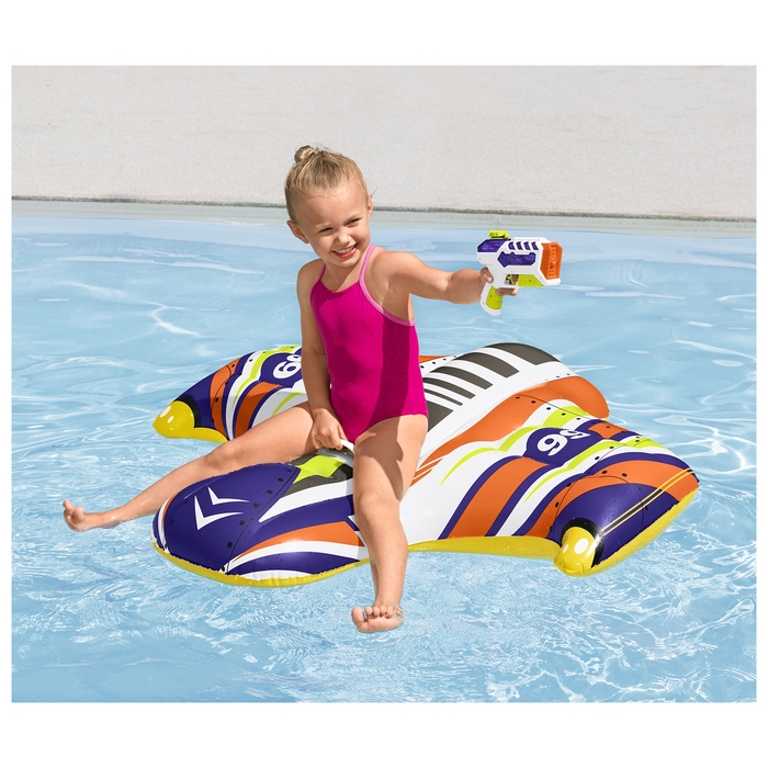 Плотик для плавания «Самолёт», детский, 117х107 см, с водным пистолетом, 41503 Плотик для плавания «Самолёт», детский, 117х107 см, с водным пистолетом, 41503