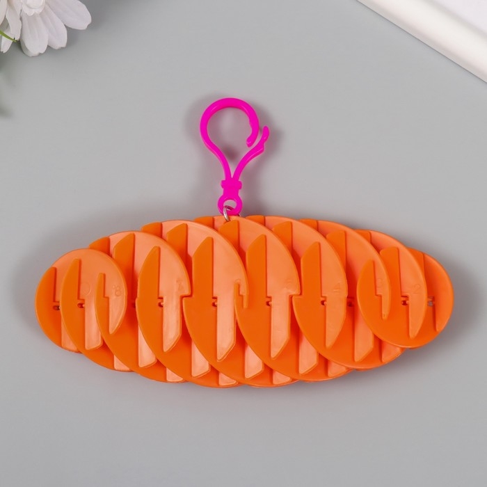 Брелок на карабине антистресс "Шар" МИКС 6х6х6 см