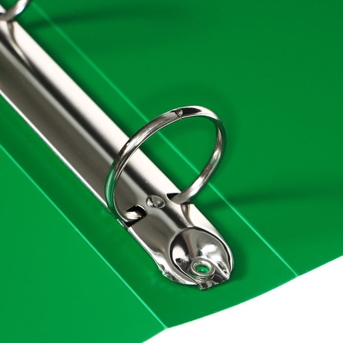 Папка на 4 кольцах А4, Calligrata  Папка на 4 кольцах А4, Calligrata "Панорама", 40 мм, 700 мкм, лицевой карман, зелёная, МИКС