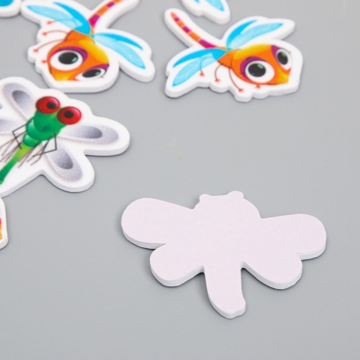 Декор для творчества EVA Декор для творчества EVA "Стрекозы" набор 12 шт 10х13 см