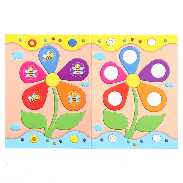 Развивающие наклейки для малышей «Цветы» Развивающие наклейки для малышей «Цветы»