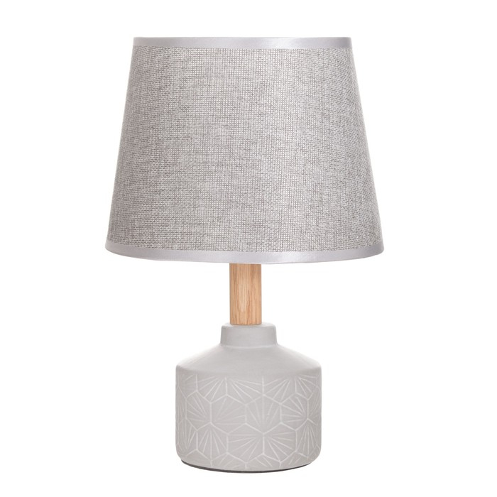 Лампа настольная 21193/1 E14 40Вт серый 20х20х30 см