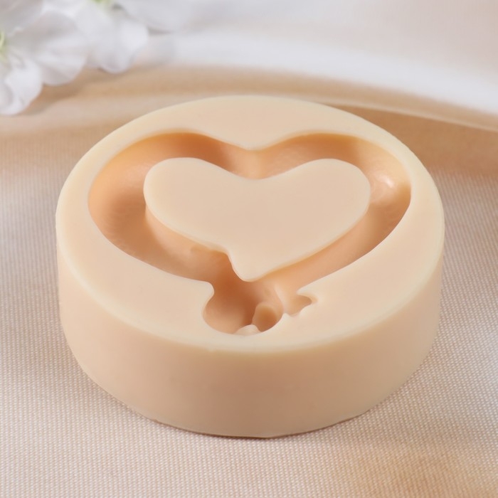 Молд силиконовый Молд силиконовый "Змея сердце" 2,5х8х8 см