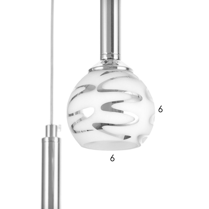 Светильник Светильник "Жаннетт" 3х3Вт G4 Хром 30х30х180см