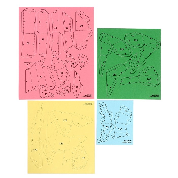 Конструктор полигональный «Дракон», 190 деталей Конструктор полигональный «Дракон», 190 деталей