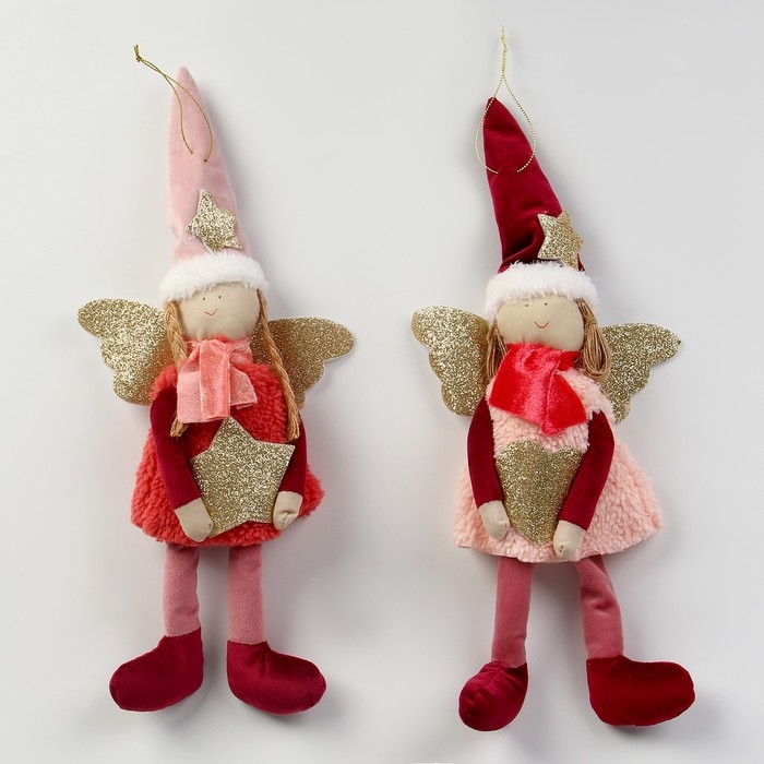 Кукла на подвесе «Ангел», виды МИКС, цвет красный Кукла на подвесе «Ангел», виды МИКС, цвет красный