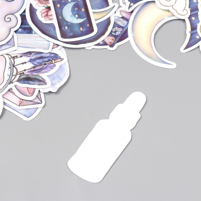 Наклейки для творчества Наклейки для творчества "Гадалка" набор 50 шт 4х8 см