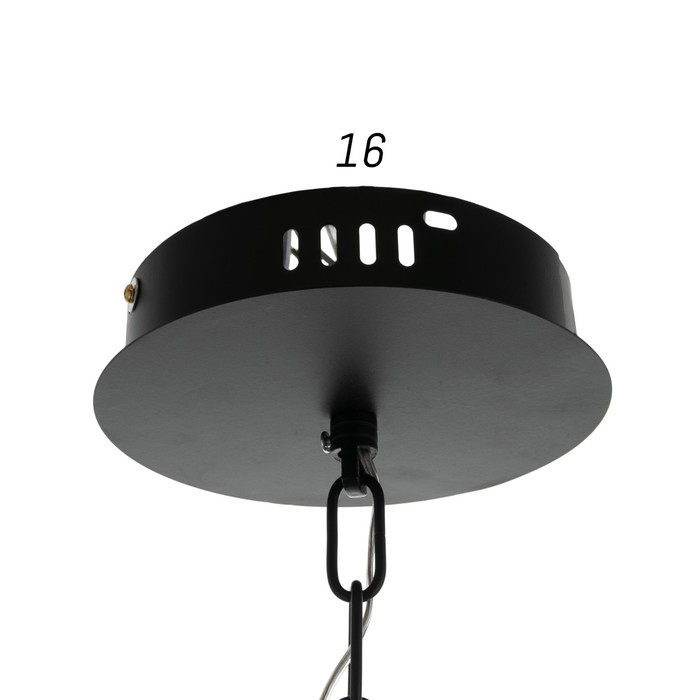 Люстра 1702/10 LED 204Вт 3000-6000К черный 95х95х80 см BayerLux