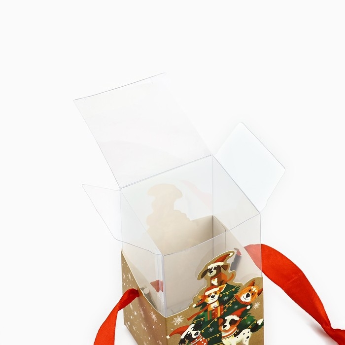 Коробка подарочная новогодняя складная «Весёлого Нового года!», 7 х 12 х 7 см, Новый год Коробка подарочная новогодняя складная «Весёлого Нового года!», 7 х 12 х 7 см, Новый год