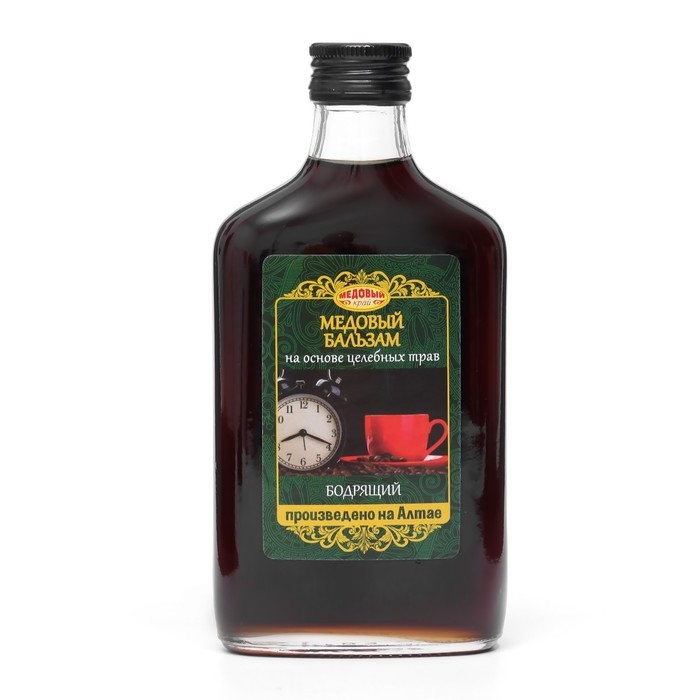 Алтайский медовый бальзам  Алтайский медовый бальзам "Бодрящий", 250 мл, стекло