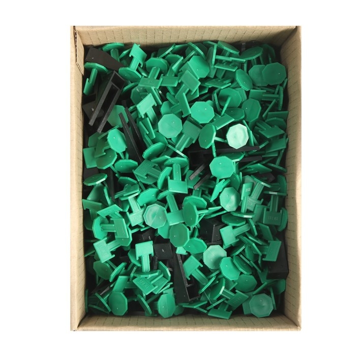 Система выравнивания плитки ЛОМ, Зажим 3 мм + Клин (250/250 шт.), коробка Система выравнивания плитки ЛОМ, Зажим 3 мм + Клин (250/250 шт.), коробка