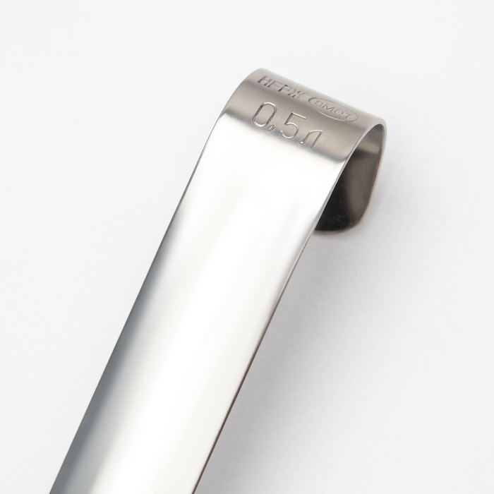 Ложка разливательная-чумичка «Поварская», длина 42 см, 500 мл Ложка разливательная-чумичка «Поварская», длина 42 см, 500 мл