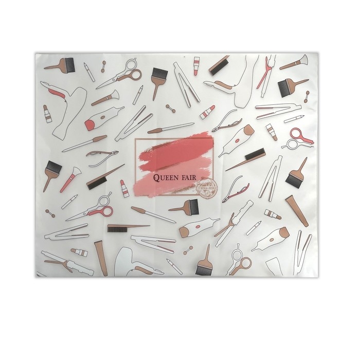 Пелерина парикмахерская, с крючком, цвет чёрный Пелерина парикмахерская, с крючком, цвет чёрный