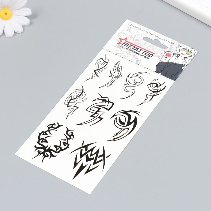 Татуировка на тело Татуировка на тело "Набор трайбл" 9х16 см