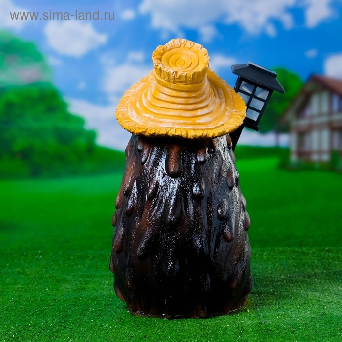 Садовый фонарь  Садовый фонарь "Ежик с фонарем" 43см