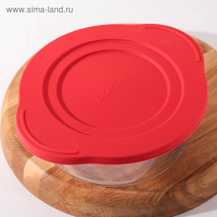 Кастрюля из жаропрочного стекла для запекания Borcam, 1,45 л, с крышкой Кастрюля из жаропрочного стекла для запекания Borcam, 1,45 л, с крышкой
