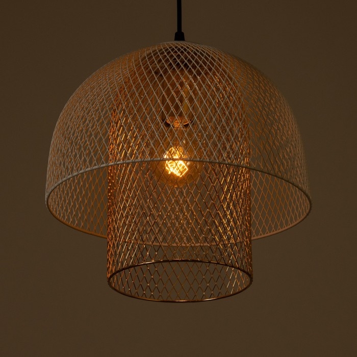 Светильник BayerLux  Светильник BayerLux "Турита" Е27 40Вт бело-золотой 30х30х40-140см