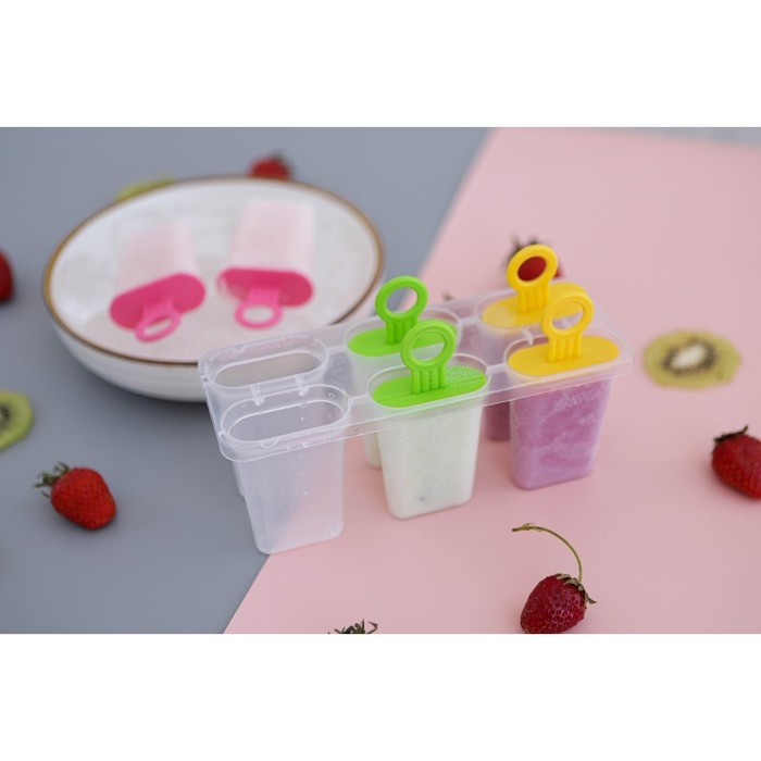 Форма для мороженого Доляна «Симпл», 6 ячеек Форма для мороженого Доляна «Симпл», 6 ячеек