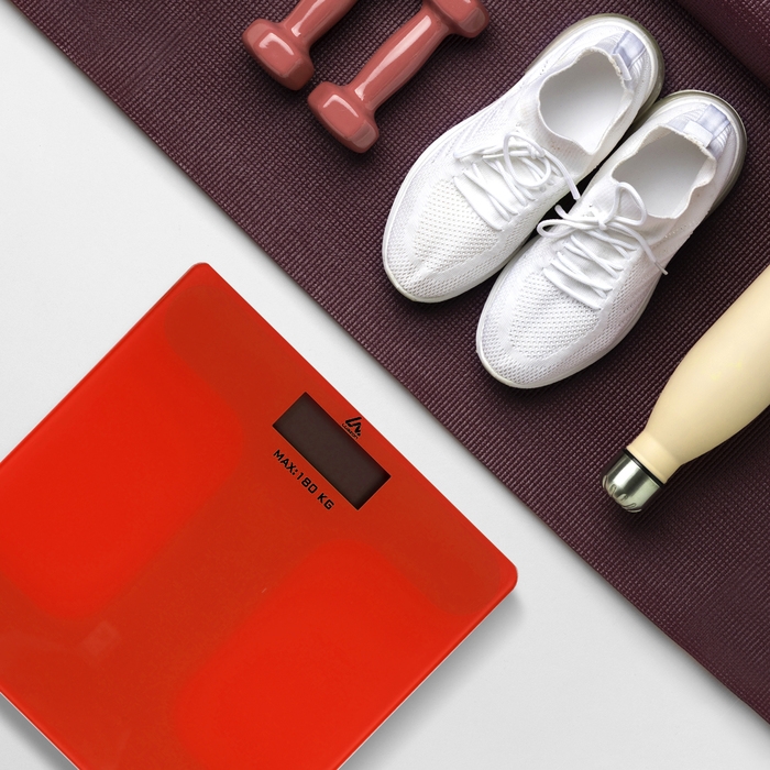 Весы напольные Luazon LVE-006, электронные, до 180 кг, 2хAAА (не в комплекте), оранжевые Весы напольные Luazon LVE-006, электронные, до 180 кг, 2хAAА (не в комплекте), оранжевые