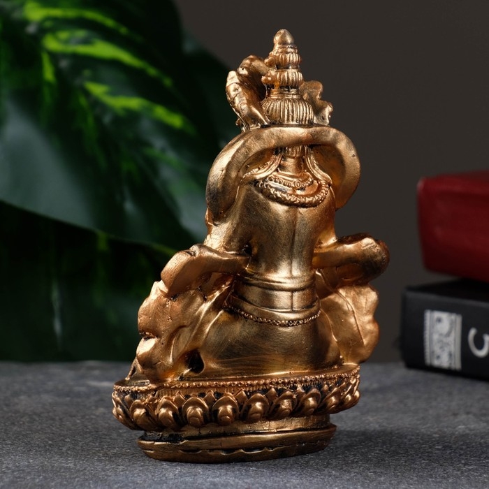 Фигура Фигура "Кубер-бог богатства" бронза, 11х7х6см