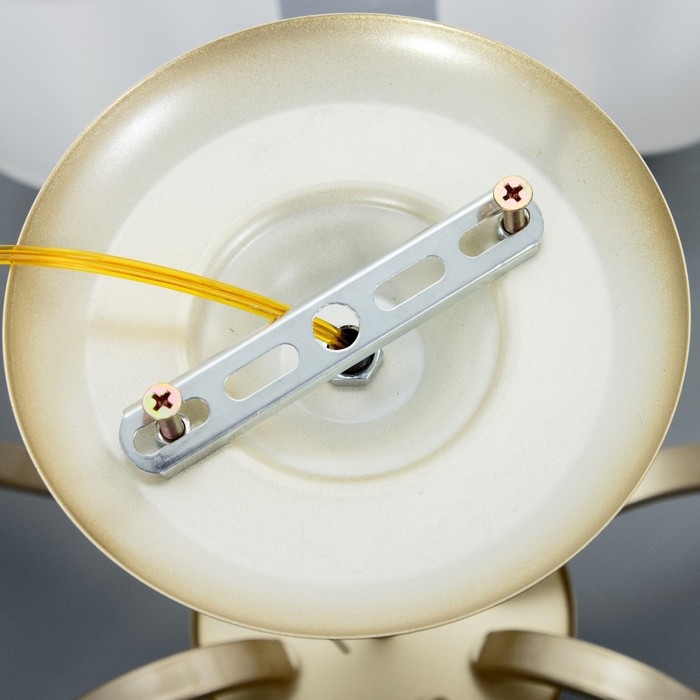 Люстра Люстра "Сапфира" 8хЕ14 40т шампанское золото 72х72х40 см