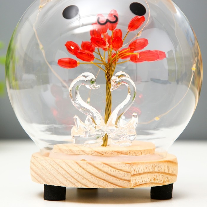 Ночник Ночник "Лосяш" LED от батареек 3хLR44 10,5х10,5х15 см RISALUX