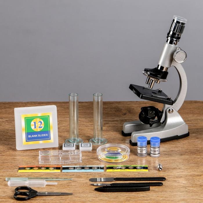 Микроскоп Микроскоп "Юный натуралист Pro 2", кратность увеличения 50-1200х, набор для исследования