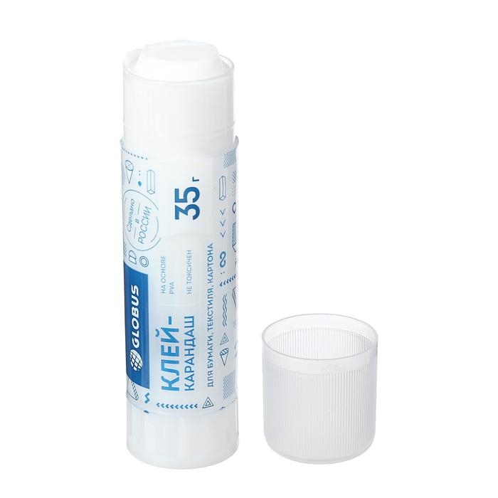 Клeй-карандаш PVA GLOBUS, 35 г Клeй-карандаш PVA GLOBUS, 35 г