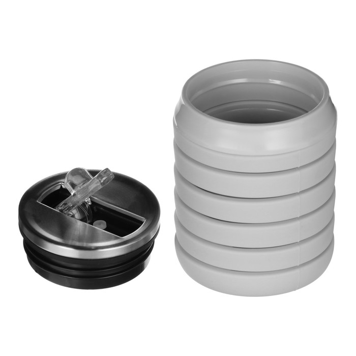 Бутылка для воды складная, 500 мл, силиконовая Бутылка для воды складная, 500 мл, силиконовая