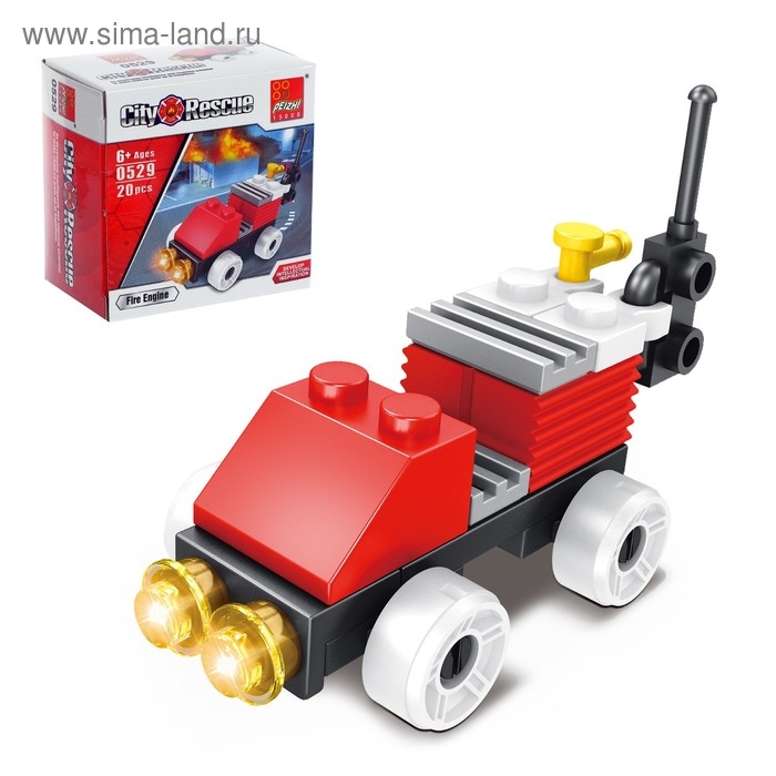 Конструктор «Городские спасатели», 4 вида, цвета МИКС Конструктор «Городские спасатели», 4 вида, цвета МИКС