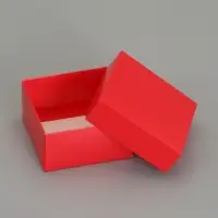 Коробка складная, крышка-дно, красная, 10 х 10 х 5 см