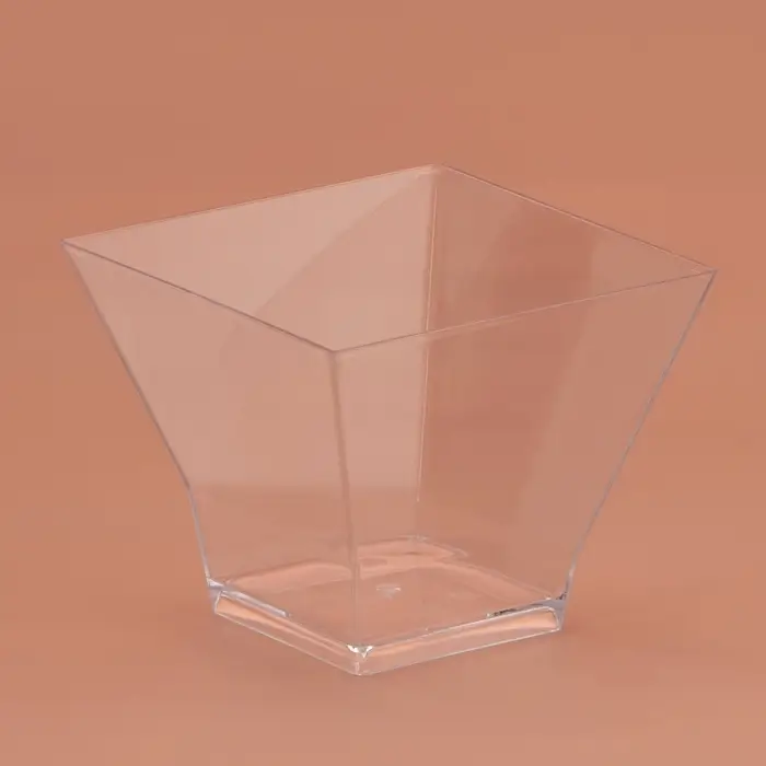 Форма пластиковая одноразовая для фуршета «Пагода», 120 мл, прозрачная