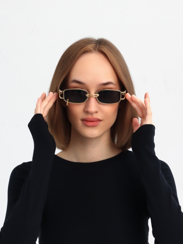 Очки солнцезащитные OneSun, UV 400, линза 3.2 х 5.3 см, ширина 14.6 см, дужка 15.6 см, черные дужки Очки солнцезащитные OneSun, UV 400, линза 3.2 х 5.3 см, ширина 14.6 см, дужка 15.6 см, черные дужки