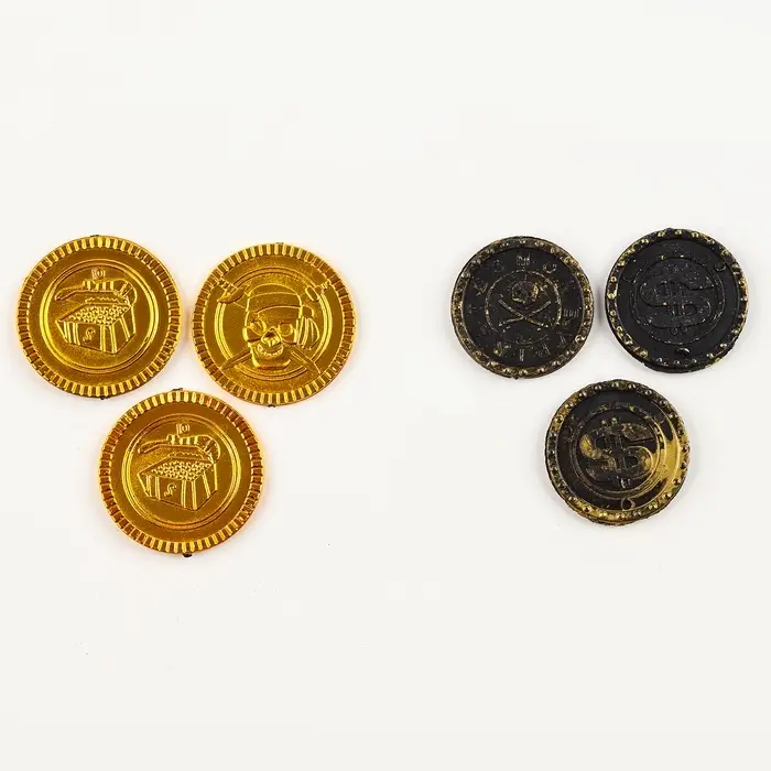 Монеты пиратские, 3 шт Монеты пиратские, 3 шт