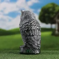 Садовая фигура из пластика &laquo;Сова полярная&raquo;, 22&times;10&times;12 см
