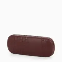 Футляр для очков Июнь2503, 16*5,8*3 см, хлопушка, коричневый