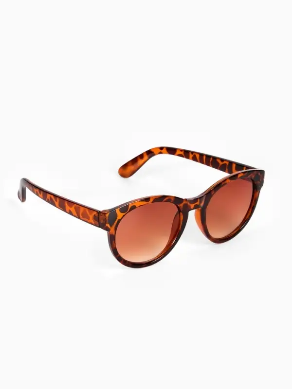 Очки солнцезащитные женские &laquo;OneSun. Леопардовый принт&raquo;, uv 400, линза 5.2&times;6 см, коричневый