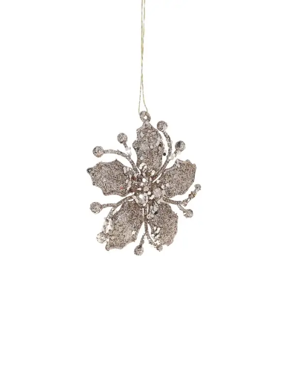 Ёлочные игрушки 3 шт. &laquo;Зимнее волшебство. Сияющая глазурь&raquo; пластик, 9.5&times;9.5 см, золото