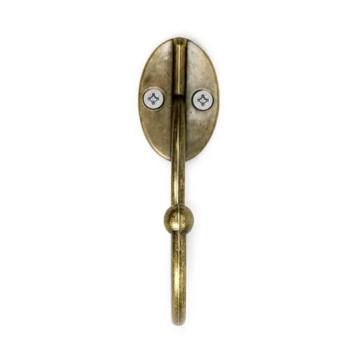 Крючок мебельный ТУНДРА TKO019, однорожковый, бронза Крючок мебельный ТУНДРА TKO019, однорожковый, бронза