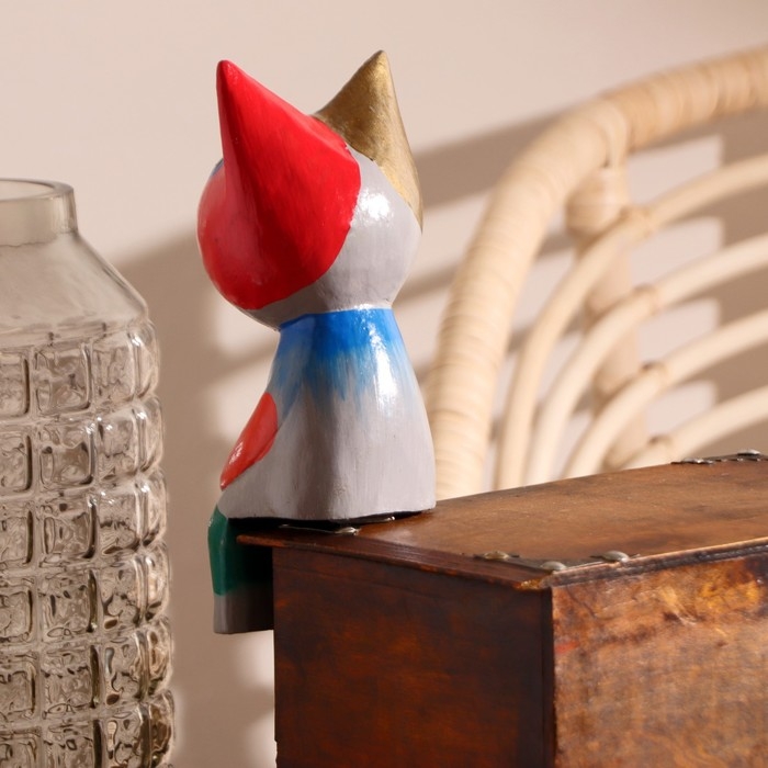 Сувенир дерево Сувенир дерево "Сидячий кот" 6х7х20 см