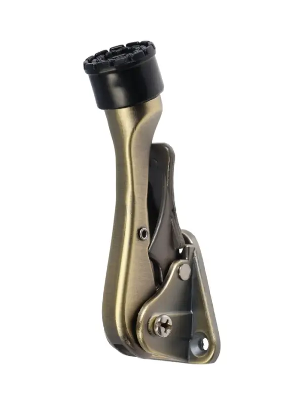 Фиксатор дверной LOCKLAND “козья ножка”, с автоподъемом, цвет бронза Фиксатор дверной LOCKLAND “козья ножка”, с автоподъемом, цвет бронза