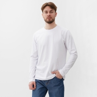 Лонгслив мужской MIST Men's casual размер 52, белый
